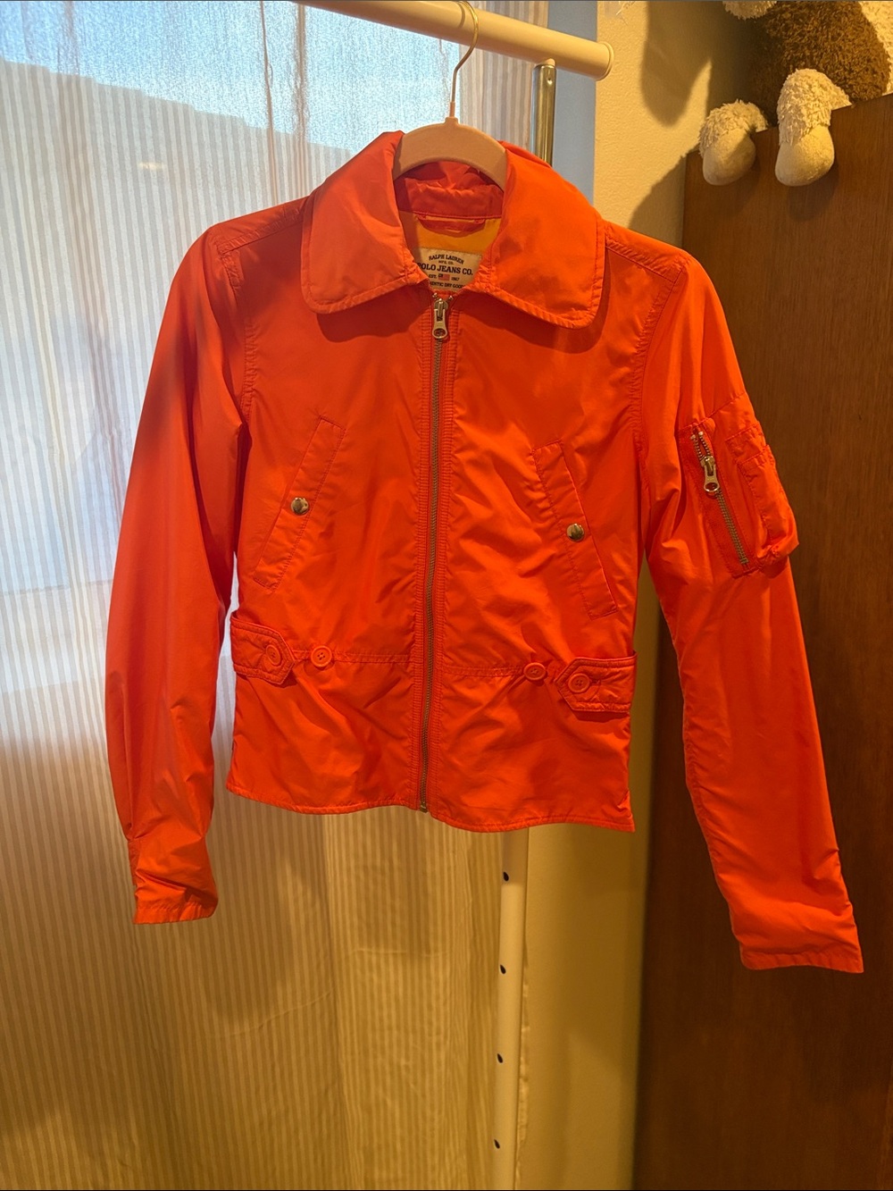 Ralph Lauren Polo Jeans Co. Orange Zip Jacket
